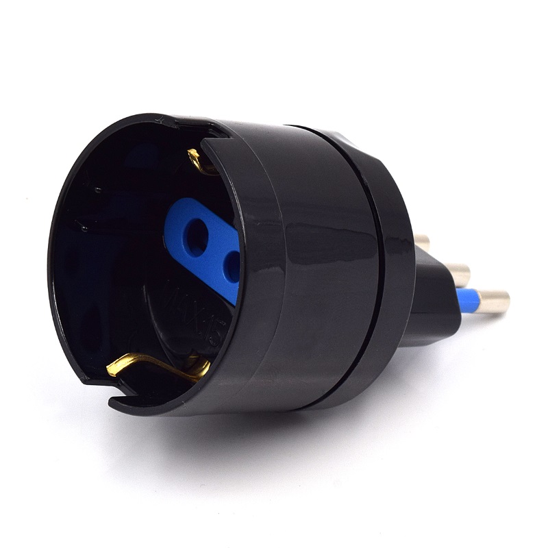 Adattatore semplice 1 presa con spina italiana 10A